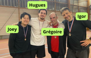 BADMINTON : TOURNOI VILLENEUVE SAINT GEORGES 17/11