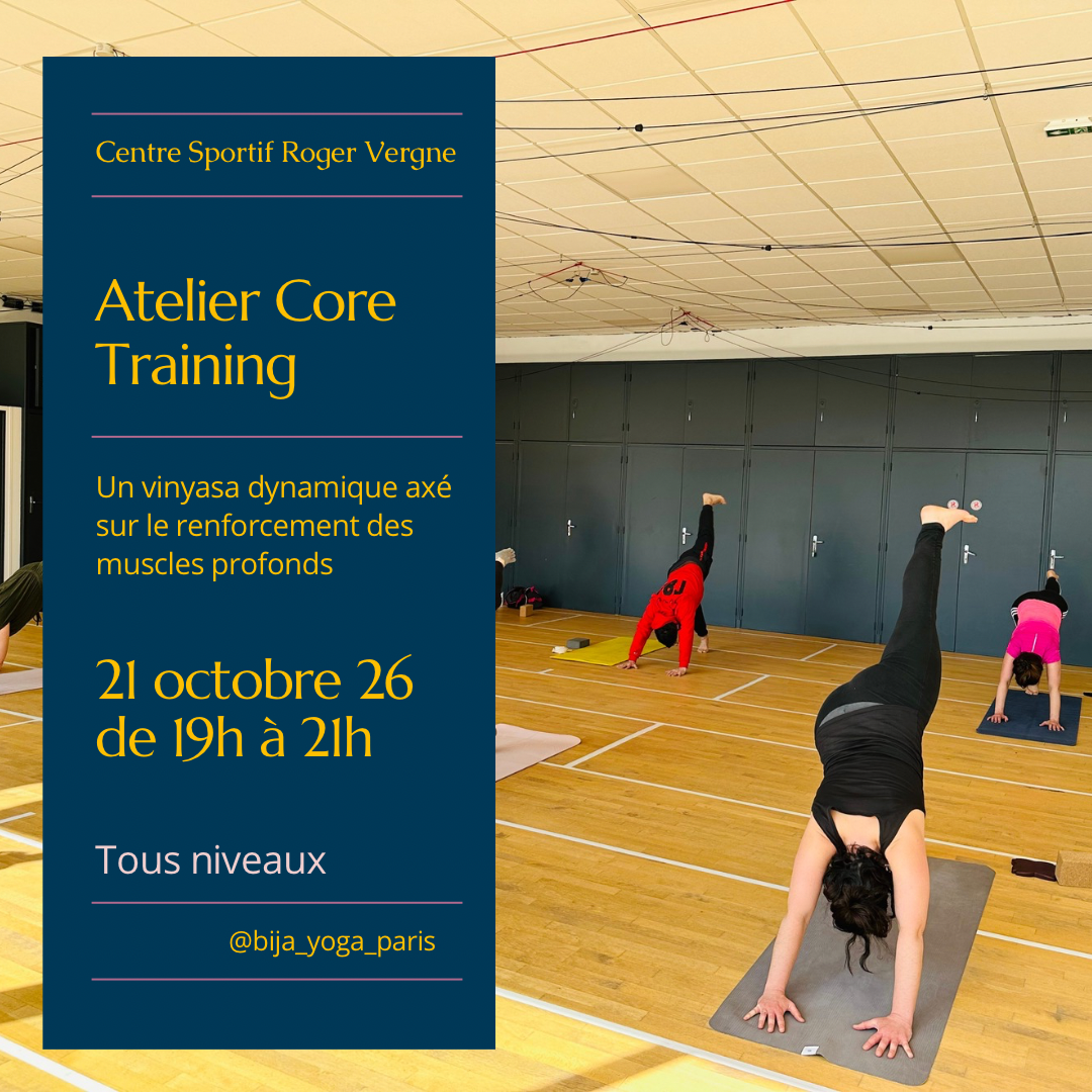 ATELIER YOGA CORE TRAINING AVEC CHRISTINE