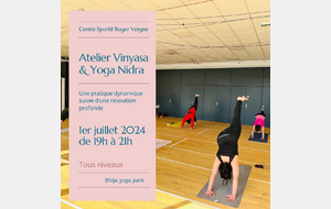 ATELIER YOGA : VINYASA & YOGA NIDRA