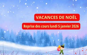 VACANCES DE NOËL