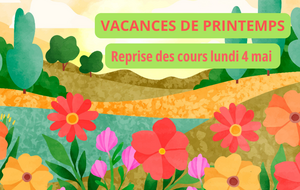 VACANCES DE PRINTEMPS