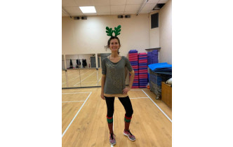 Prête pour la Zumba de Noël !